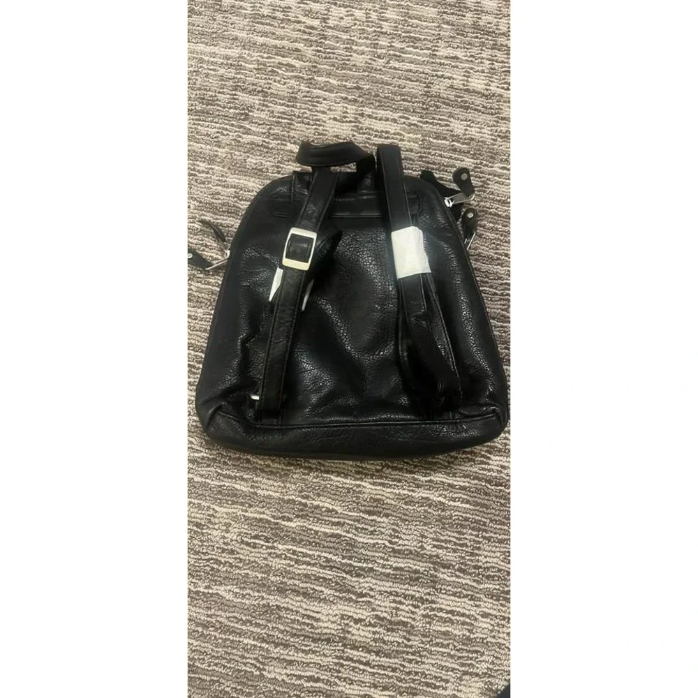 Canyon Outback Black Pebbled Leather Mini Backpack Purse H83003 NWT